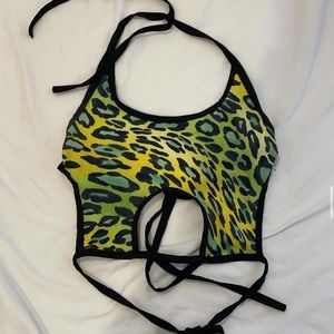 Pretty in punq Toxic Leopard Paradise Top